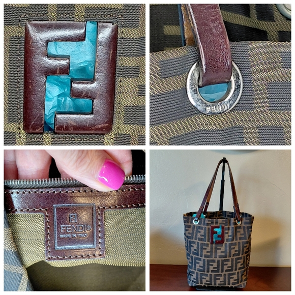 Fendi Zucca Mini Tote Bag Vintage - Picture 8 of 15